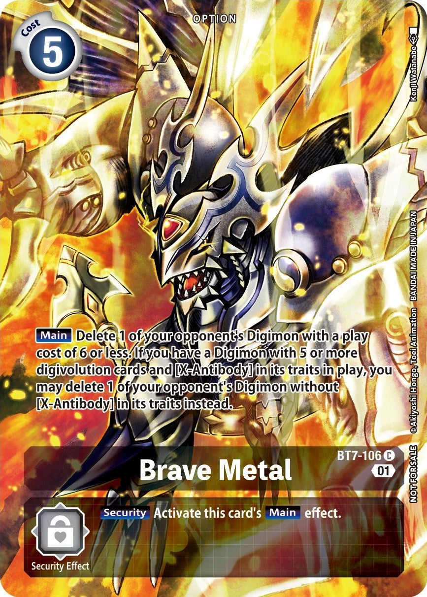 Brave Metal [BT7-106] (Premium Deck Set) [Next Adventure Promos] | Cracking-Singles