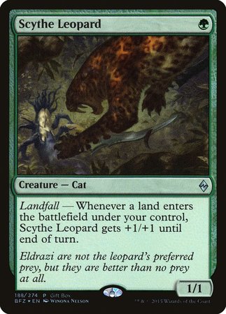 Scythe Leopard [Battle for Zendikar Promos] | Cracking-Singles