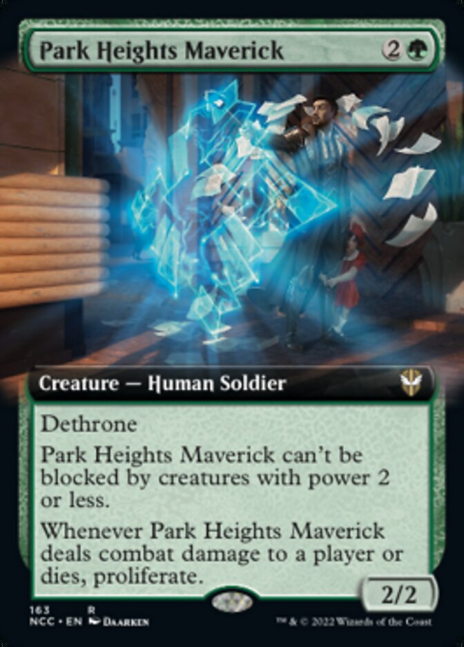 Park Heights Maverick (Extended Art) [Streets of New Capenna Commander] | Cracking-Singles