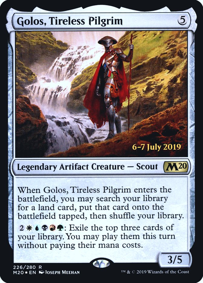 Golos, Tireless Pilgrim  [Core Set 2020 Prerelease Promos] | Cracking-Singles