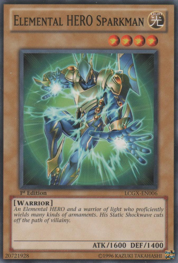 Elemental HERO Sparkman [LCGX-EN006] Common | Cracking-Singles