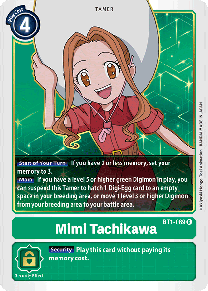 Mimi Tachikawa [BT1-089] [Release Special Booster Ver.1.0] | Cracking-Singles