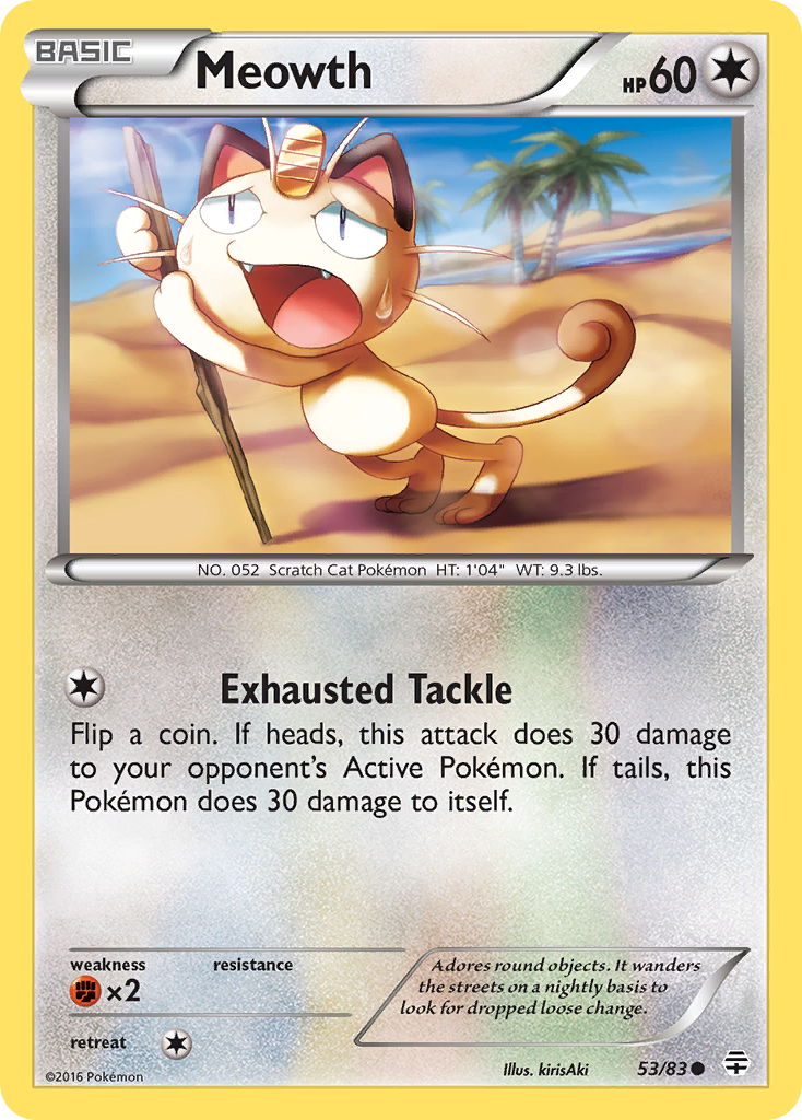 Meowth (53/83) [XY: Generations] | Cracking-Singles