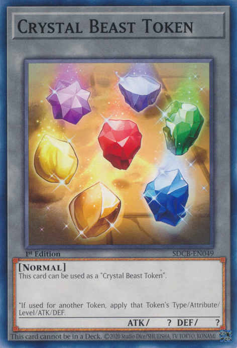 Crystal Beast Token [SDCB-EN049] Common | Cracking-Singles