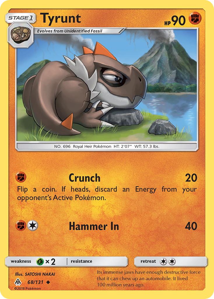 Tyrunt (68/131) [Sun & Moon: Forbidden Light] | Cracking-Singles