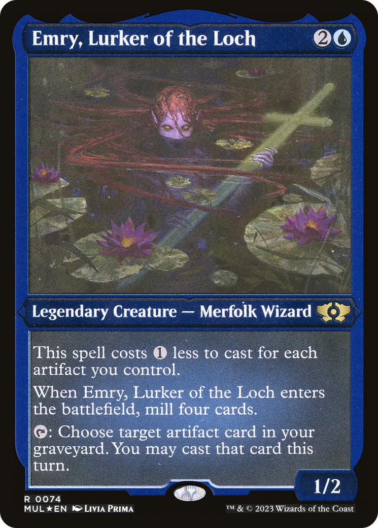 Emry, Lurker of the Loch (Foil Etched) [Multiverse Legends] | Cracking-Singles