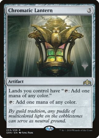 Chromatic Lantern [Guilds of Ravnica Promos] | Cracking-Singles