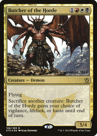 Butcher of the Horde [Khans of Tarkir Promos] | Cracking-Singles