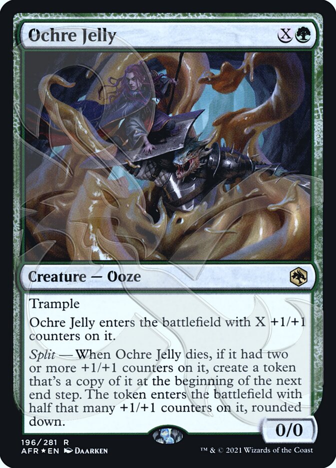 Ochre Jelly (Ampersand Promo) [Dungeons & Dragons: Adventures in the Forgotten Realms Promos] | Cracking-Singles