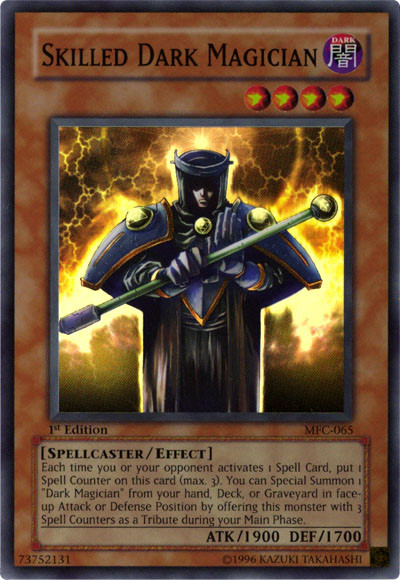 Skilled Dark Magician [MFC-065] Super Rare | Cracking-Singles