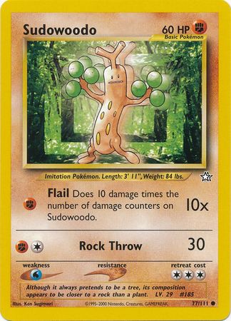 Sudowoodo (77/111) [Neo Genesis Unlimited] | Cracking-Singles