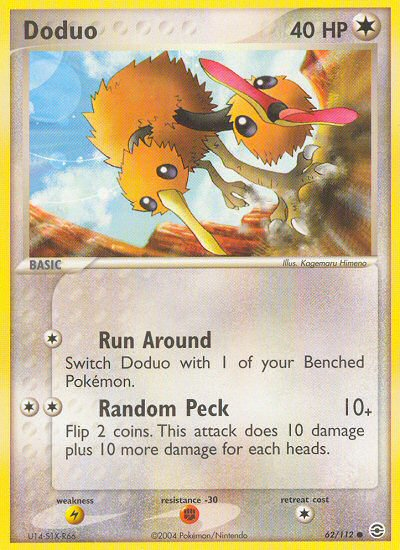 Doduo (62/112) [EX: FireRed & LeafGreen] | Cracking-Singles