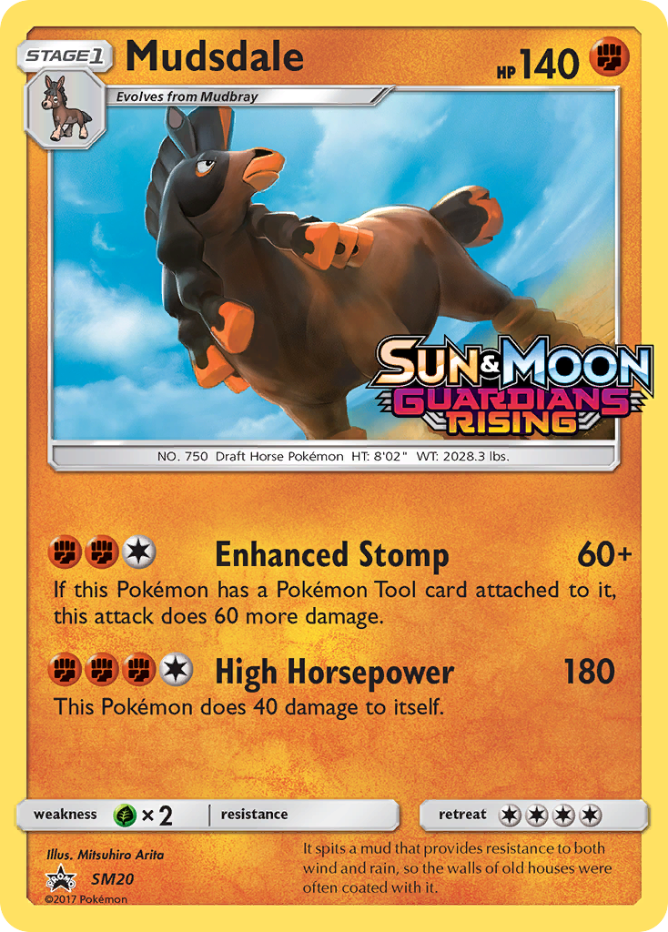 Mudsdale (SM20) [Sun & Moon: Black Star Promos] | Cracking-Singles