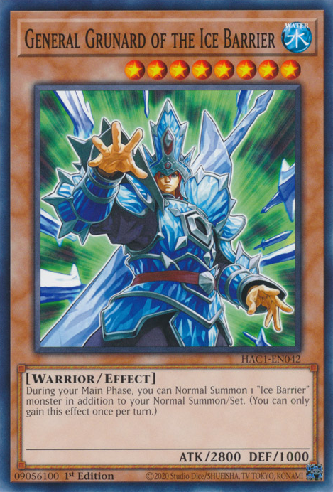 General Grunard of the Ice Barrier [HAC1-EN042] Common | Cracking-Singles