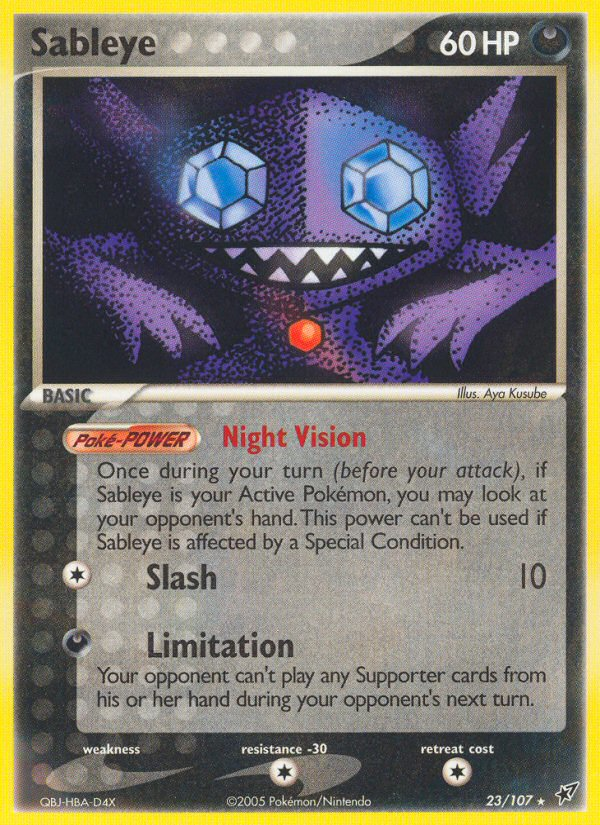 Sableye (23/107) [EX: Deoxys] | Cracking-Singles