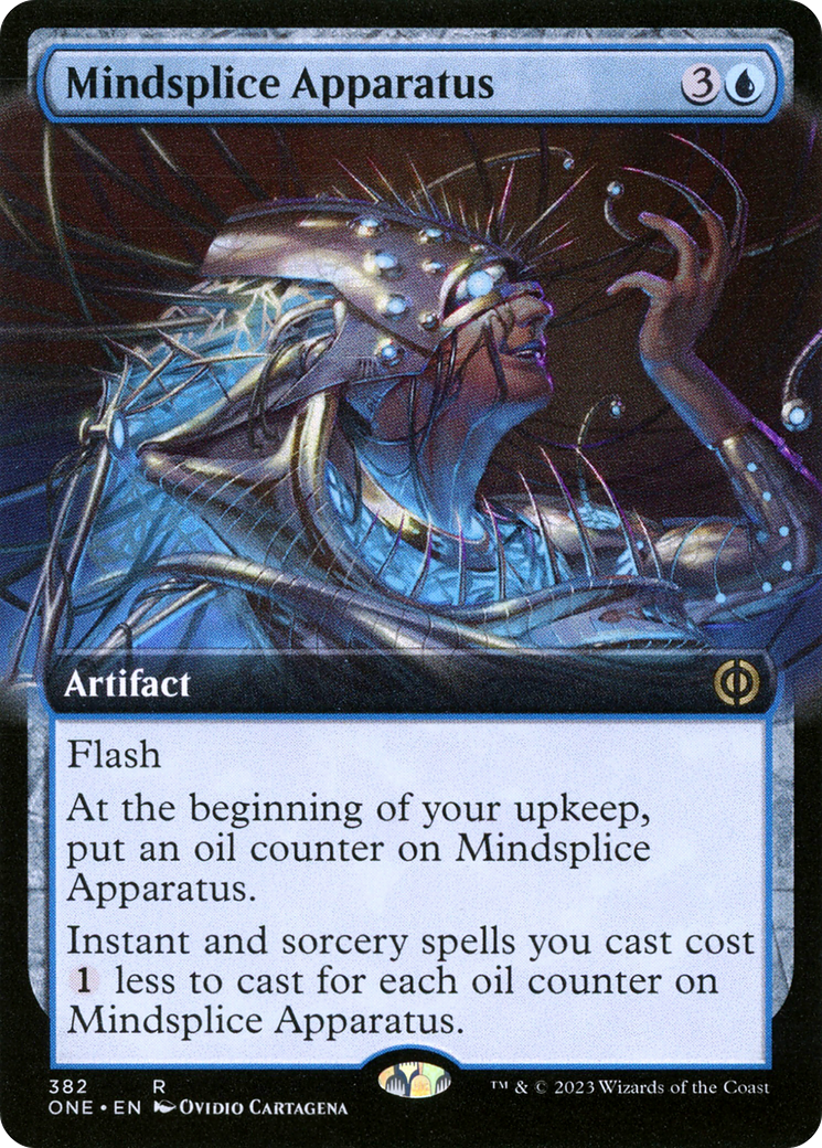 Mindsplice Apparatus (Extended Art) [Phyrexia: All Will Be One] | Cracking-Singles