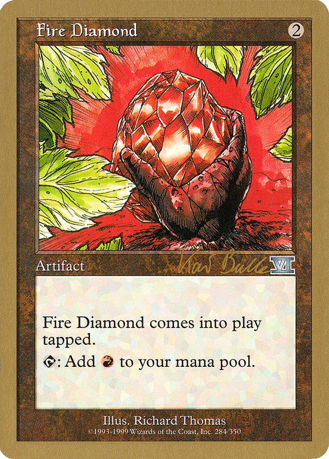 Fire Diamond (Kai Budde) [World Championship Decks 1999] | Cracking-Singles