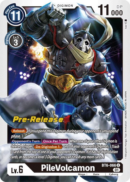 PileVolcamon [BT6-066] [Double Diamond Pre-Release Cards] | Cracking-Singles