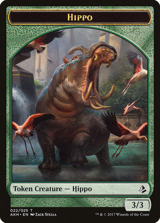 Hippo Token [Amonkhet Tokens] | Cracking-Singles