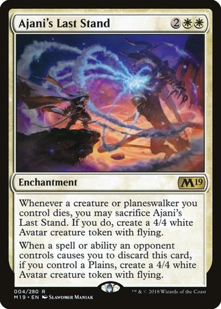 Ajani's Last Stand [Core Set 2019] | Cracking-Singles