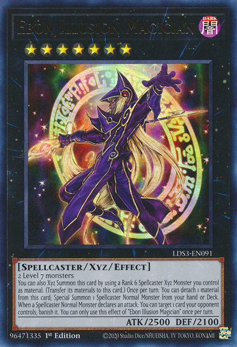 Ebon Illusion Magician [LDS3-EN091] Ultra Rare | Cracking-Singles