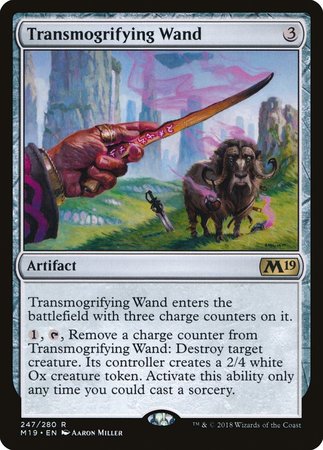 Transmogrifying Wand [Core Set 2019] | Cracking-Singles