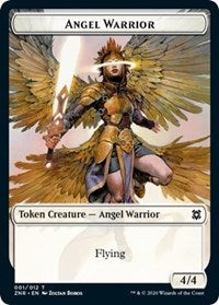 Angel Warrior // Hydra Double-sided Token [Zendikar Rising Tokens] | Cracking-Singles