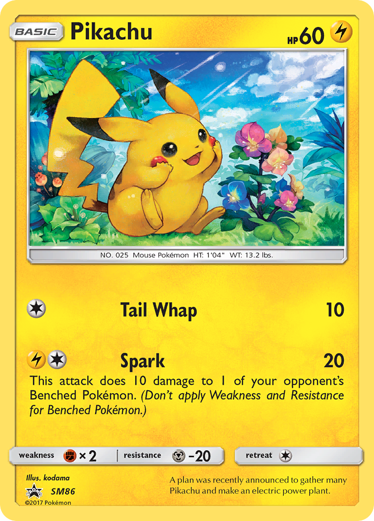 Pikachu (SM86) [Sun & Moon: Black Star Promos] | Cracking-Singles