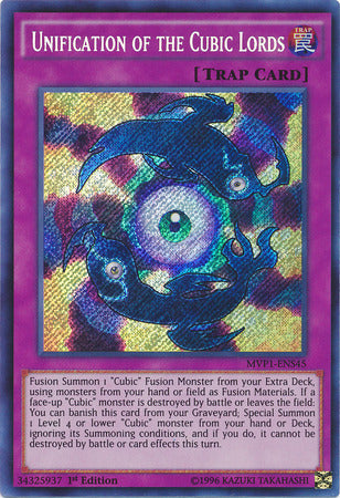 Unification of the Cubic Lords [MVP1-ENS45] Secret Rare | Cracking-Singles