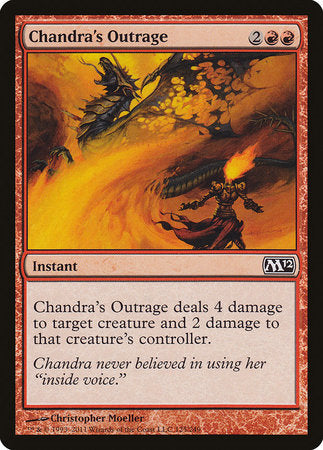 Chandra's Outrage [Magic 2012] | Cracking-Singles