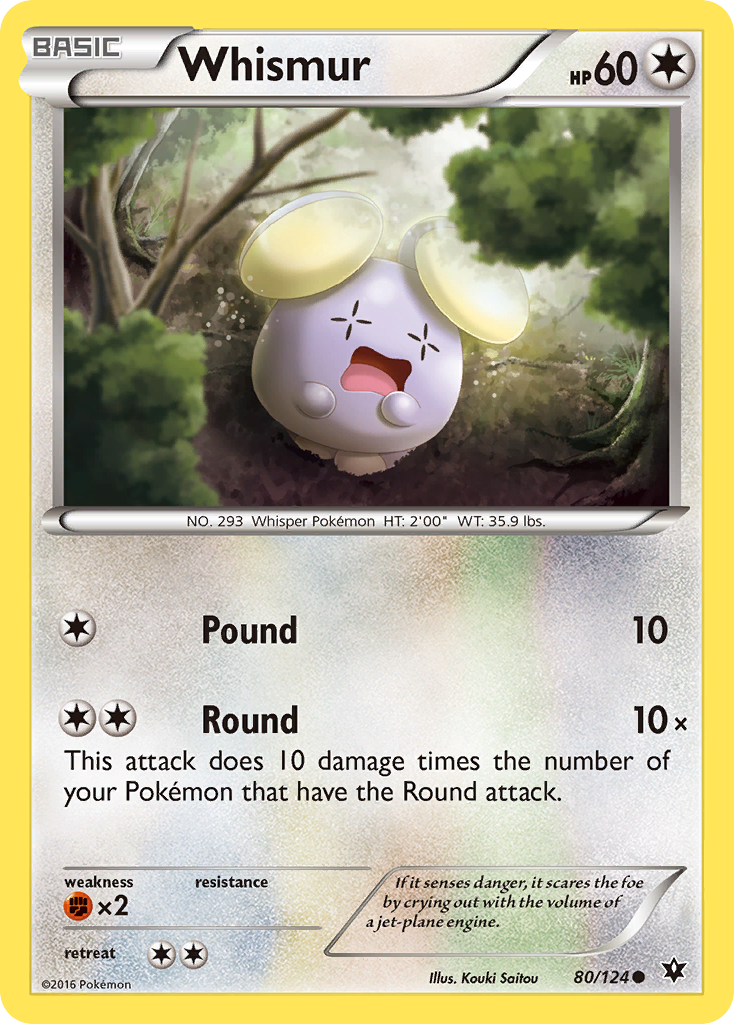 Whismur (80/124) [XY: Fates Collide] | Cracking-Singles