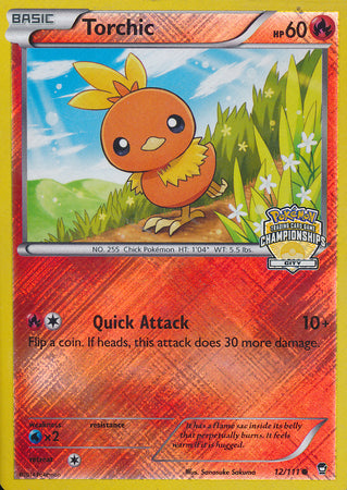 Torchic (12/111) (City Championship Promo) [XY: Furious Fists] | Cracking-Singles