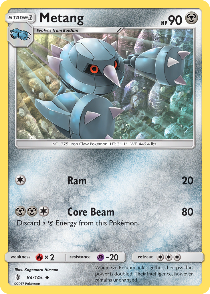 Metang (84/145) [Sun & Moon: Guardians Rising] | Cracking-Singles