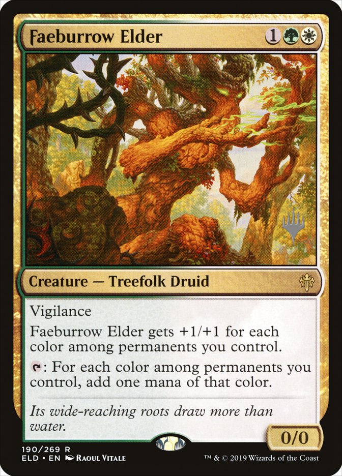 Faeburrow Elder (Promo Pack) [Throne of Eldraine Promos] | Cracking-Singles