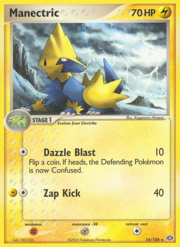 Manectric (16/106) [EX: Emerald] | Cracking-Singles