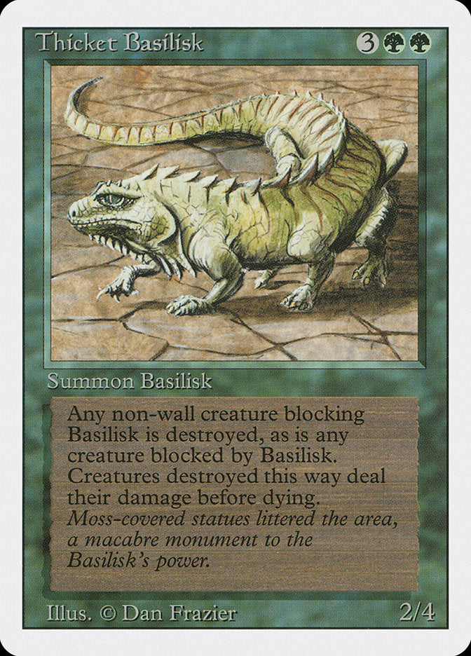 Thicket Basilisk [Revised Edition] | Cracking-Singles