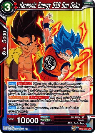 Harmonic Energy SSB Son Goku [BT6-003] | Cracking-Singles