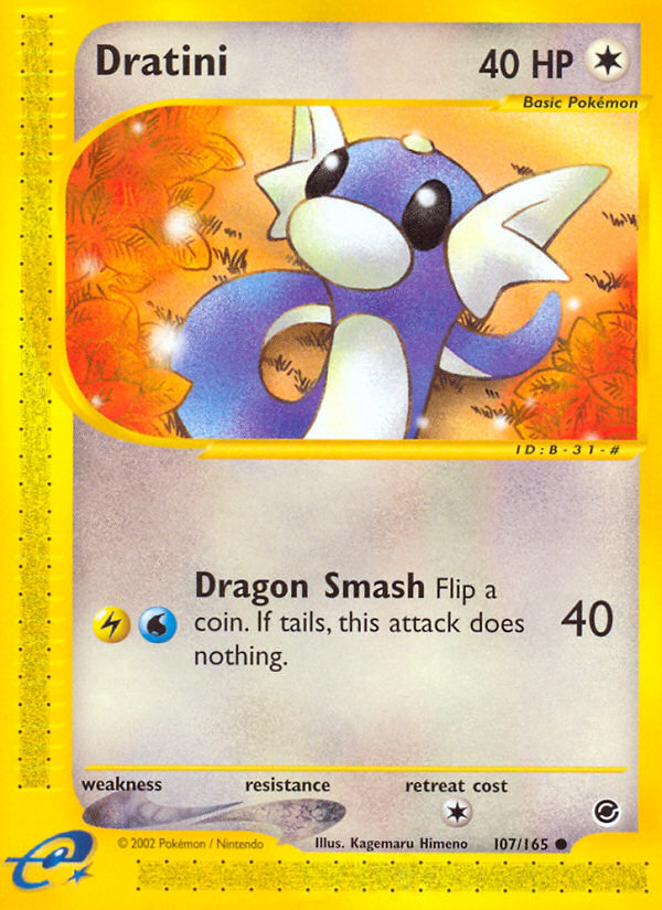 Dratini (107/165) [Expedition: Base Set] | Cracking-Singles