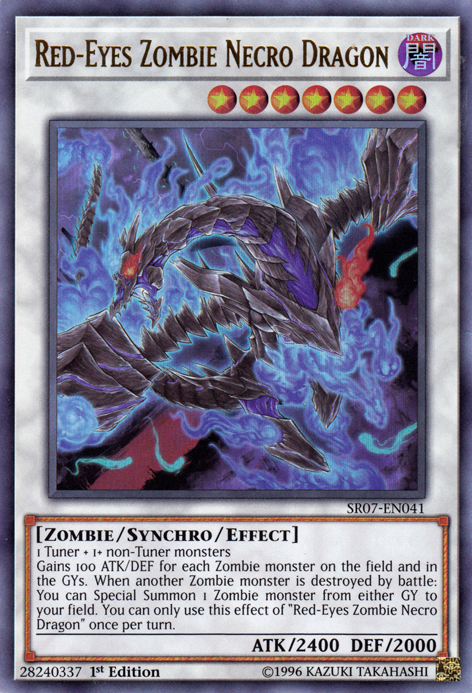 Red-Eyes Zombie Necro Dragon [SR07-EN041] Ultra Rare | Cracking-Singles