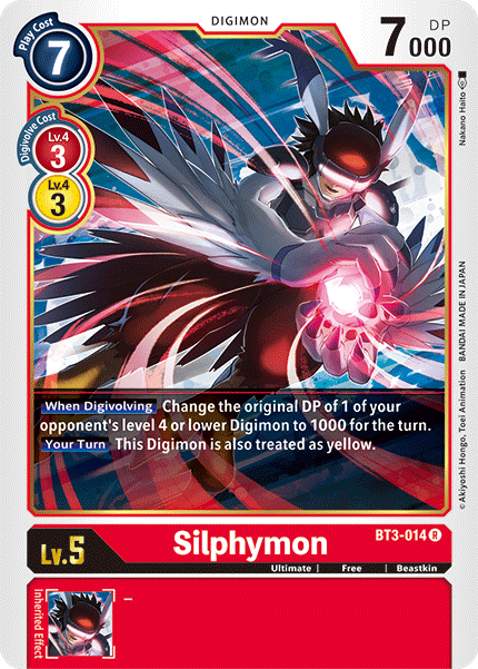 Silphymon [BT3-014] [Release Special Booster Ver.1.5] | Cracking-Singles