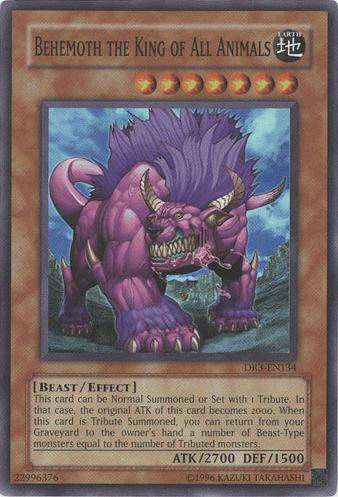 Behemoth the King of All Animals [DR3-EN134] Super Rare | Cracking-Singles