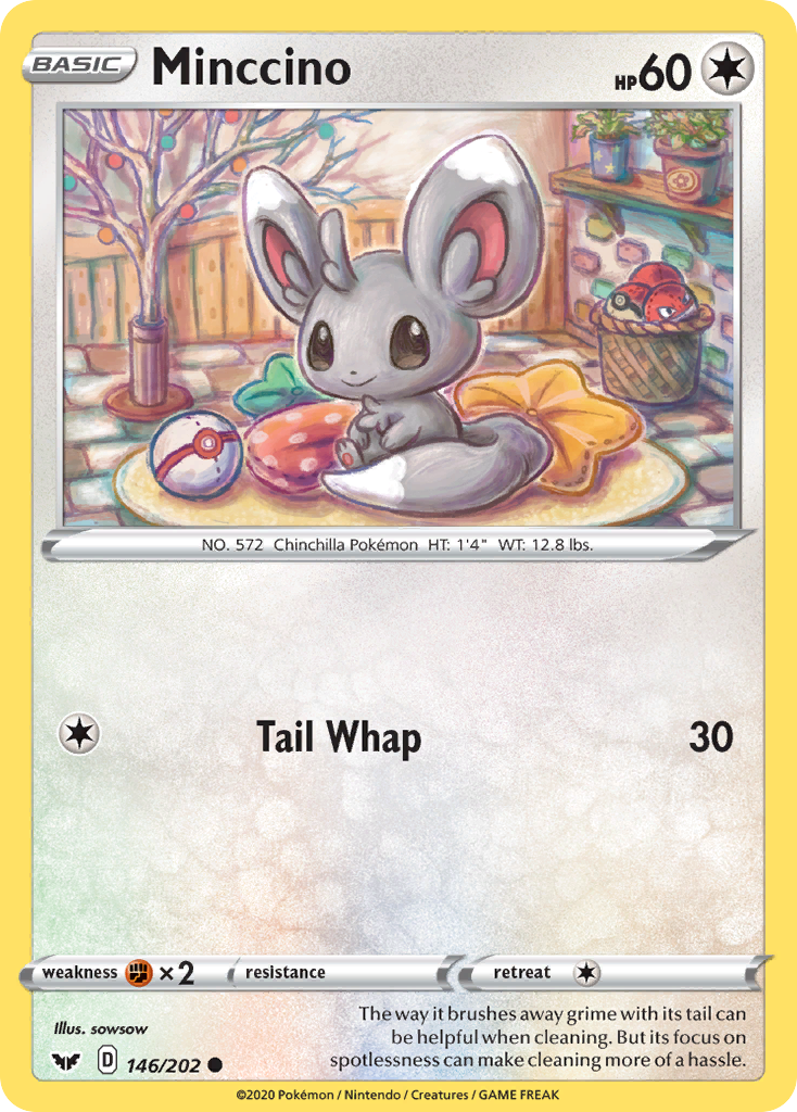 Minccino (146/202) [Sword & Shield: Base Set] | Cracking-Singles