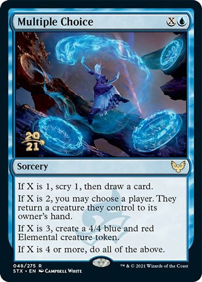 Multiple Choice [Strixhaven: School of Mages Prerelease Promos] | Cracking-Singles