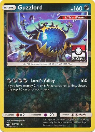 Guzzlord (80/131) (League Promo) [Sun & Moon: Forbidden Light] | Cracking-Singles