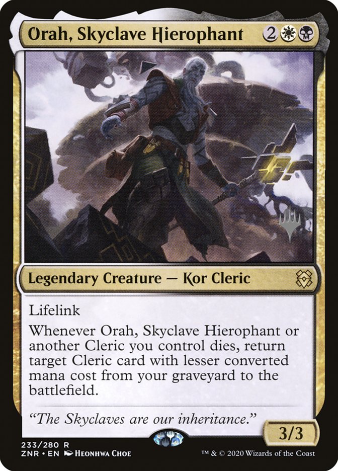 Orah, Skyclave Hierophant (Promo Pack) [Zendikar Rising Promos] | Cracking-Singles