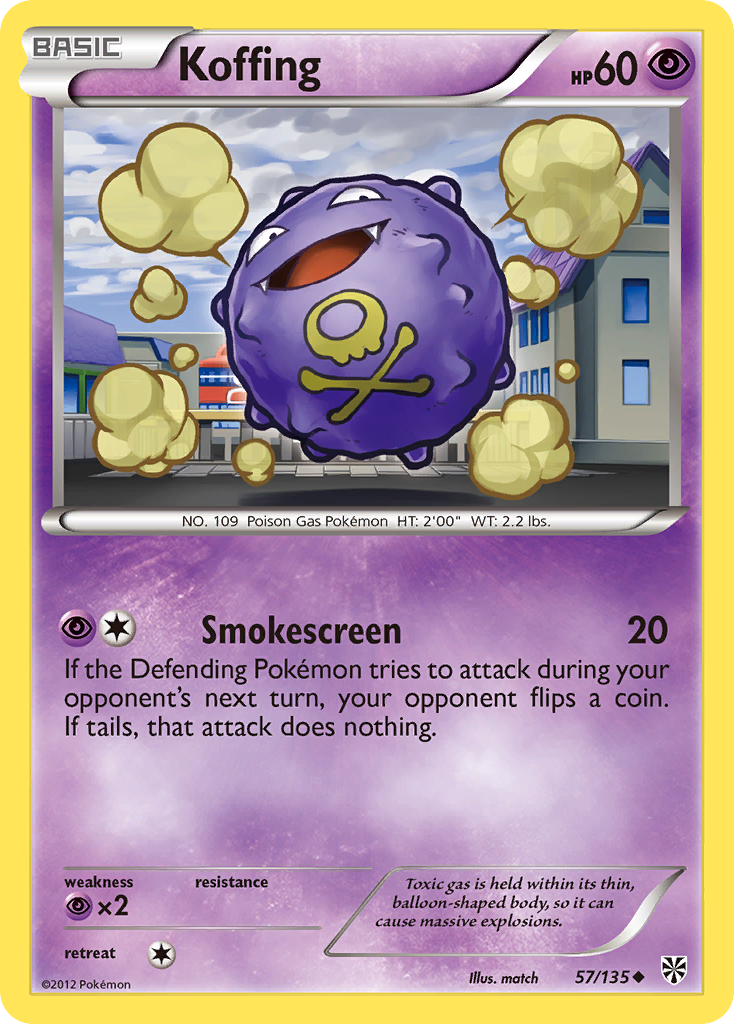 Koffing (57/135) [Black & White: Plasma Storm] | Cracking-Singles