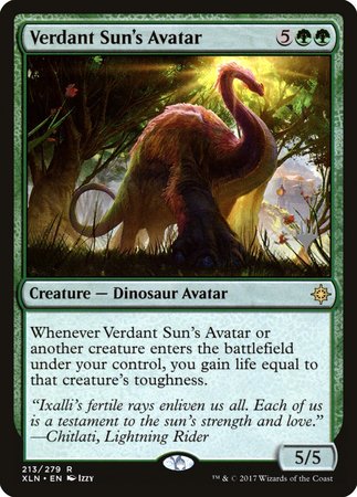 Verdant Sun's Avatar [Ixalan Promos] | Cracking-Singles