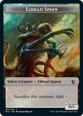 Eldrazi Spawn // Human Soldier Double-sided Token [Innistrad: Midnight Hunt Commander] | Cracking-Singles