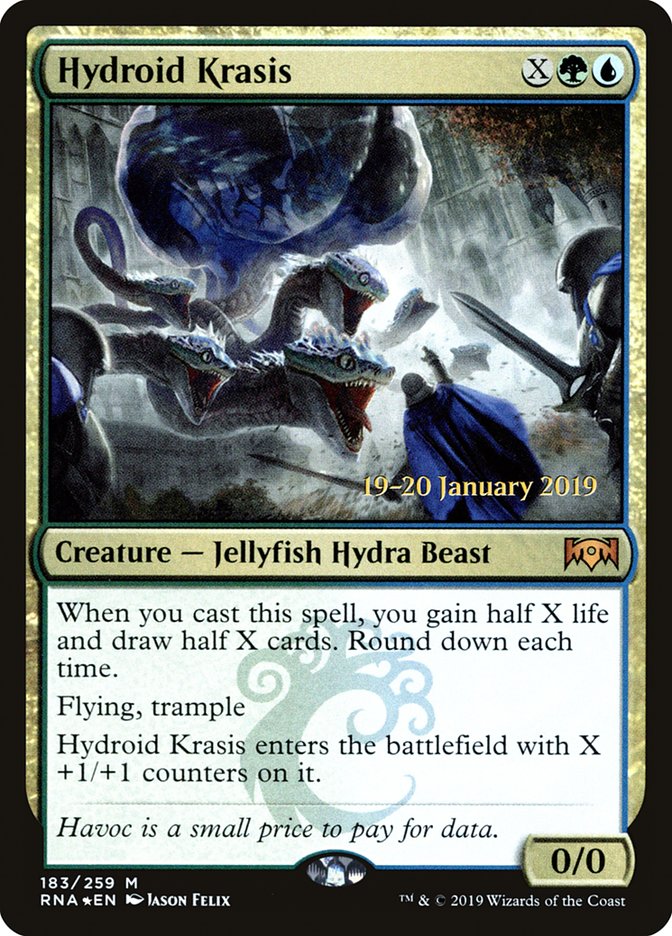 Hydroid Krasis [Ravnica Allegiance Prerelease Promos] | Cracking-Singles