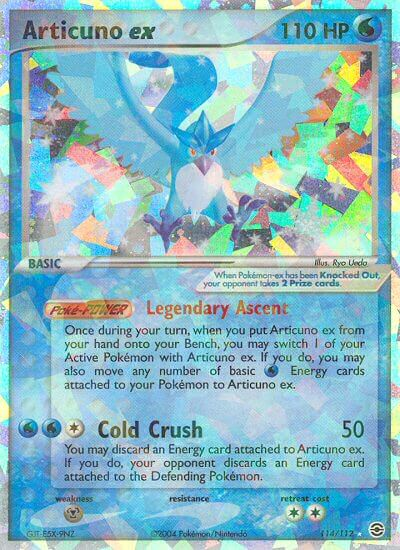 Articuno ex (114/112) [EX: FireRed & LeafGreen] | Cracking-Singles